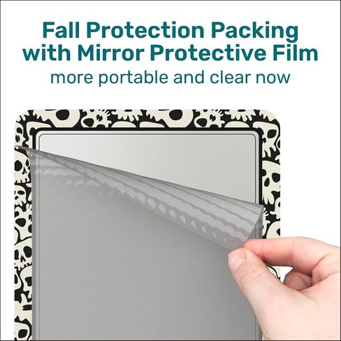 Locker Mirror Magnetic for School and Office, with Strong Magnetic Mirror for Locker, Magnetic Locker Mirror with Colorful Design, 1 Pack, Practical and Safety Locker Accessories in Saudi Arabia