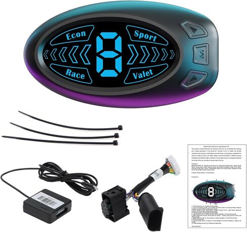 Throttle Response Controller, Upgraded 10 Drive Mode Smart Electronic Racing Pedal Accelerator for RAM 1500 New Body Style Wrangler JL Gladiator JT Nissan Titan Trucks Chevrolet Malibu(809) in Saudi Arabia
