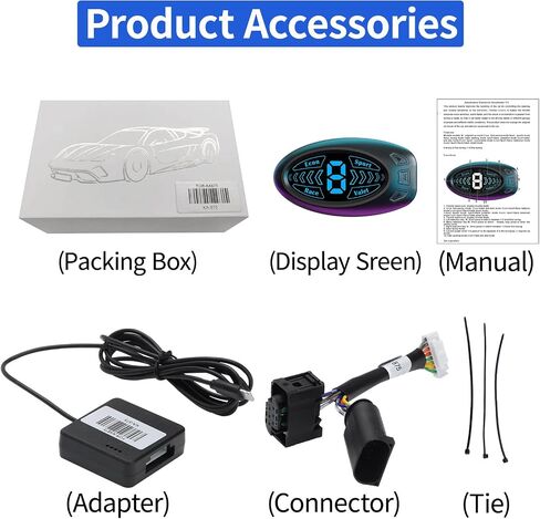 Throttle Response Controller, Upgraded 10 Drive Mode Smart Electronic Racing Pedal Accelerator for RAM 1500 New Body Style Wrangler JL Gladiator JT Nissan Titan Trucks Chevrolet Malibu(809) in Saudi Arabia