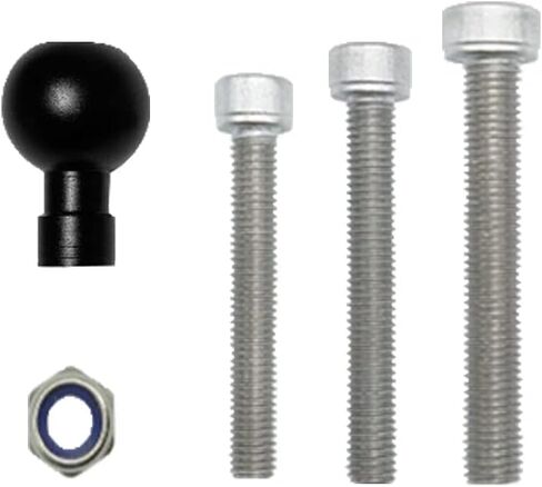 1Pcs for RAM RAM-B-367U Motorcycle Handlebar Clamp Base Mount with 1" Ball & M8 Screws for Mobile Phone Holder Fixing in Saudi Arabia