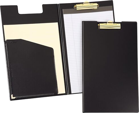 حامل وسادة مجلد كاردينال كليب، حجم قانوني، يتضمن دفتر كتابة، أسود (253 610) in Kuwait