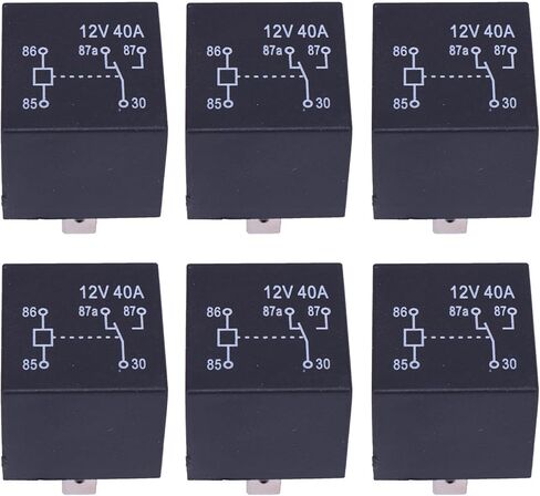 12V 5 Terminal 40A Relay 086-1201-00 for Bad Boy BadBoy Mowers ZT CZT MZ Magnum Cub Cadet ZT48 ZT54 ZT60 Enforcer 44 48 54 (6) in Saudi Arabia