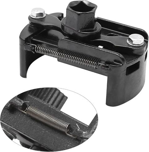 60-80mm Universal Oil Filter Wrench Set Adjustable Oil Filter Removal Tool Cap 1/2inch with 2 Durable Non Slip Serrated Jaws in Saudi Arabia