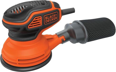 BLACK+DECKER Orbital Sander, 5-inch Disc Sander, Corded (BDERO600) in Saudi Arabia