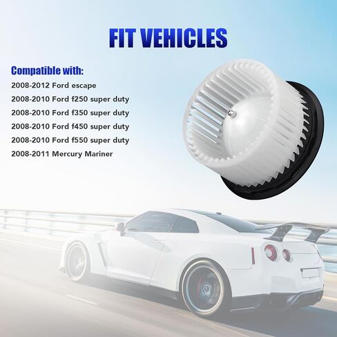 LCWRGS HVAC Blower Motor Fits for 2008 2009 2010 2011 2012 Ford Escape F250 F350 F450 F550 F-250 F-350 F-450 F-550 Super Duty Mercury Mariner AC Heater Blower Motor Fan Replaces# 700223 in Saudi Arabia