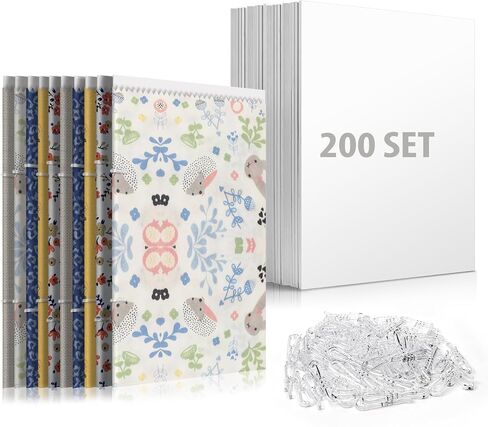 100 Pcs of 7.5 * 10.5 Inch Fabric Organizer Boards for Neat and Easy Storage,Magazine Boards and Fabric Board with Plastic Alligator Clips,Comic Book Boards for Fabric Storage,Magazine,and Books in Saudi Arabia