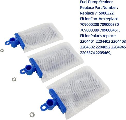 715900322 مصفاة مضخة الوقود 3 قطعة لـ Can-Am Defender/Outlande 450 500 570 650 850 1000 لـ Renegade 570 650 850 لـ Traxter 2016-2018 ATV/Quad 2015-2021 in Kuwait