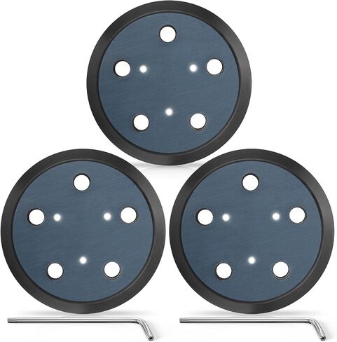 2 Pack 5 Inch 5 Hole Orbital Sander Replacement Pad for Porter Cable 333 333VS Random Orbit Sanders - Hook and Loop Sanding Pad Parts for Porter Cable 13904/13909 in Saudi Arabia
