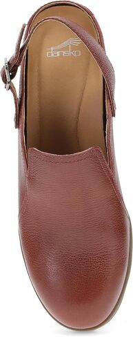Dansko Sheridan Wedge Mule for Women - Durable Waterproof Leathers and Leather-Stacked Heel - Swivel Heel Strap with Buckle Detail to Ensure in Saudi Arabia