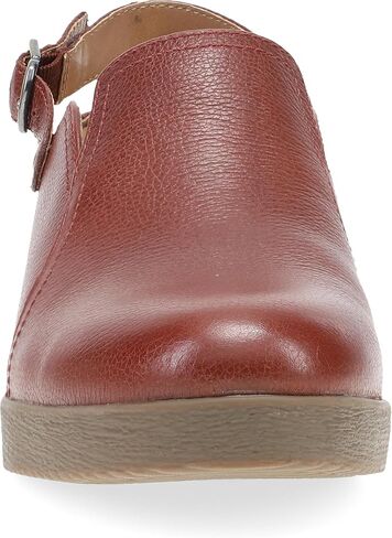 Dansko Sheridan Wedge Mule for Women - Durable Waterproof Leathers and Leather-Stacked Heel - Swivel Heel Strap with Buckle Detail to Ensure in Saudi Arabia