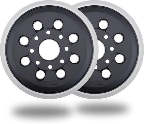 2 Pack 5 Inch 8 Hole Hook & Loop Replacement Sander Pad for 5" Bosch ROS20VS, ROS20VSC, ROS20VSK, ROS20, ROS10 Random Orbit Sander Sanding Backing Pad in Saudi Arabia