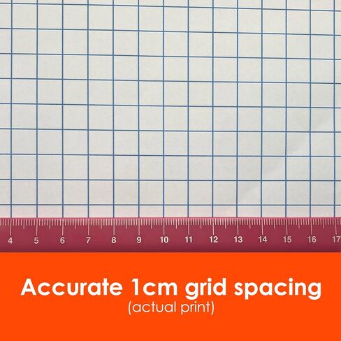 36" x 120" Large Graph Paper Roll, 1cm Black Grid, Ideal for School Classroom Graphing, Designing Blueprints and Floorplans, Tabletop Gaming and Custom Mapping in Saudi Arabia