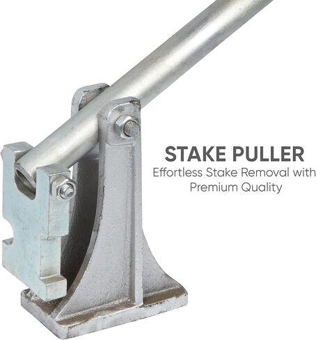 Stake Puller – Premium stake removal tool Heavy Duty Steel Tool for Long Life On Any Jobsite (for Round and Square Stakes) in Saudi Arabia