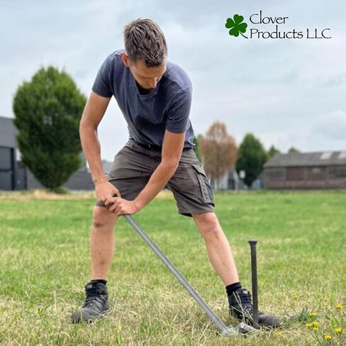 Stake Puller – Premium stake removal tool Heavy Duty Steel Tool for Long Life On Any Jobsite (for Round and Square Stakes) in Saudi Arabia