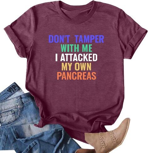 Diabetes Awareness T Shirt Women Diabetic Shirts Diabetes Awareness Month Shirts Tops in Saudi Arabia