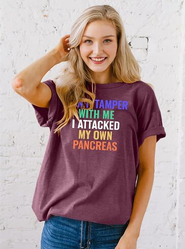 Diabetes Awareness T Shirt Women Diabetic Shirts Diabetes Awareness Month Shirts Tops in Saudi Arabia