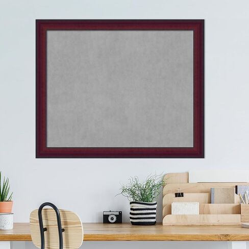 لوحة مغناطيسية بإطار من Amanti Art (45 × 37) لوحة مغناطيس كانتربري الكرز، لوحة إعلانات مغناطيسية كبيرة جدًا لديكور المكتب، غرفة الطين، المطبخ أو منطقة إسقاط المنظمة من WI، الولايات المتحدة الأمريكية in Saudi Arabia