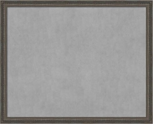 Amanti Art Framed Magnetic Board (43 x 35) Upcycled Brown Grey Magnet Board, X-Large Magnetic Bulletin Board for Office Decor, Mudroom, Kitchen or Organization Drop Zone from WI, USA in Saudi Arabia