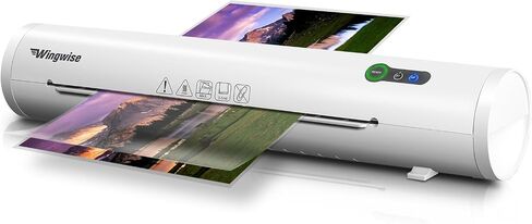 Thermal Laminator Machine 13" Wide, Rapid 1 Min Preheat, Home, Office, School Supplies; for Tabloid (11"x17") & Smaller Pouches, Ivory White in Saudi Arabia