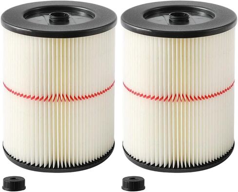 17816 Filter for Craftsman Shop Vac Filters 9-17816 Replacement for Craftsman Vacuum Filters Wet Dry Vac Filter fit 5/6/8/12/16 Gallon and Larger Vacuum Cleaner 2 Pack in Saudi Arabia