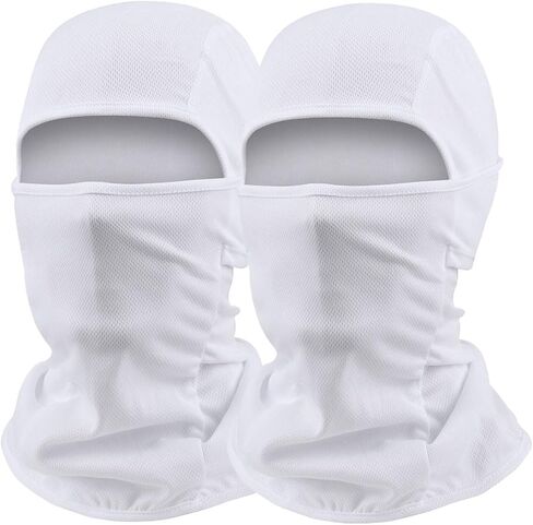 2 Pack Ski Mask for Men Women Balaclava Face Mask Summer Shiesty Mask Full Head Mask for Motorcycle Helmet Sun UV Protection in Saudi Arabia