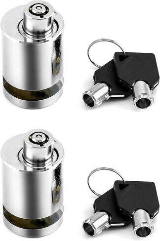 QWORK Disc Brake Lock, 2 Pack Bicycle Safety Anti-Theft Locks, Mini Motorbike Disc Brake Locks, for Motorcycle, Road Cycle, Mountain Bike in Saudi Arabia