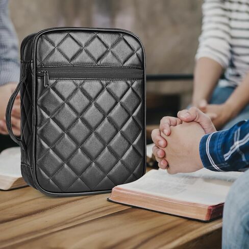GERMUN Bible Covers - Stylish Bible Covers - Bible Case with Durable Handle - Bible Bag Journal Case - Bible Carrying Book Church Bag Case Gift for Mother Lady Women Men… in Saudi Arabia