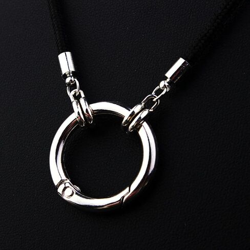 Eyeglass Holder Necklace Simple Glasses Holder Strap Chain Sunglasses Holder Anti-Lost Cord Necklace for Women Men, Black in Saudi Arabia