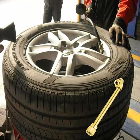 مجموعة ظرف هواء متصل ثنائي الاتجاه، 5 قطع ظرف هواء مزدوج الرأس عالي التحمل مع ظرف إطار كروي مغلق، قابس سريع ذكر NPT 1/4 بوصة، مجموعة ملء هواء الإطارات لقياس منفاخ الإطارات وضاغط الهواء. in Kuwait