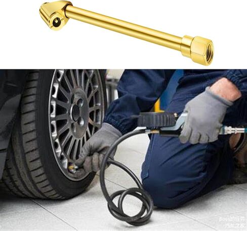 مجموعة ظرف هواء متصل ثنائي الاتجاه، 5 قطع ظرف هواء مزدوج الرأس عالي التحمل مع ظرف إطار كروي مغلق، قابس سريع ذكر NPT 1/4 بوصة، مجموعة ملء هواء الإطارات لقياس منفاخ الإطارات وضاغط الهواء. in Kuwait