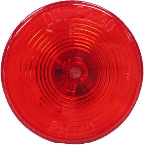 Perterson Peterson 142R Incandescent Marker/Clearance PC-Rated Round 2.5", Red
