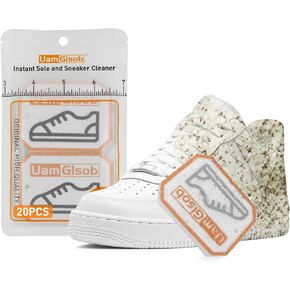 Shoe Cleaner for Nike Air Force 1 Sneakers, Instant Premium Reusable Cotton Cleaning for Whitening Shoe Soles