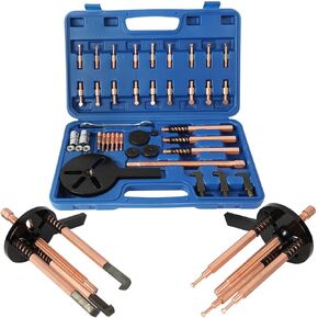 Bearing Puller No Damage to Bearing Puller Kit 36-in-1 Wheel Bearing Removal Tool Gear Puller Set with 3 Jaw Puller Set Bearing Separator Blind Hole Bearing Puller Set Internal Bearing Puller Tool