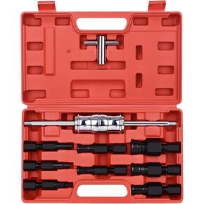 Motorcycle Blind Inner Bearing Puller Tool Kit, 8-32mm Collets Internal Bearing Removal Tool with Slide Hammer, 9 pcs Inner Bearing Extractor Kit in Kuwait