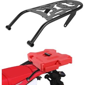 KEMIMOTO Compatible with CRF450L Rear Rack CRF450RL Luggage Rack Carrier Rear Tail Storage Rack Enduro Luggage Rack Compatible with CRF450L CRF450RL 2019 2020 2021 2022 2023 2024