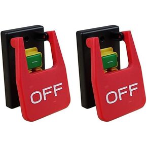 POWERTEC 120V Magnetic Paddle Switch, 1/2 HP. Large Knee Paddle for Power Tools Fast Power off. Fits Table Saw, Router Table, Drill Press, Bench Saw, Band Saw & Other Electrical Equipment (71054)