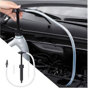 Car Lubricant Fluid Transfer Pump, Automotive Transmission and Differential Fluid Pump, Vehicle Hand Transfer Gear Oil Pump for Quart Bottles, Universal for SUV, Truck, RV