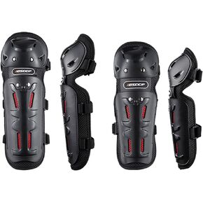 4Pcs Knee and Elbow Pads with Adjustable Protection Gear for Men and Women Motorcycles Skate Motocross Extreme Sports