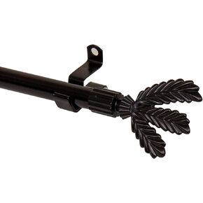 Rod Desyne 7/16" Cactus Café Rod, 18-28 inch, Black