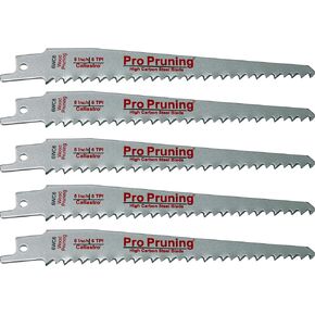 6-Inch Wood Cutting & Pruning Saw Blades for Reciprocating/Sawzall Saws - 8 Pack