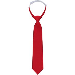 Boys Tie, Pre-tied Kids Tie for Boys Adjustable Boy Necktie for Wedding Graduation School Uniforms First Communion