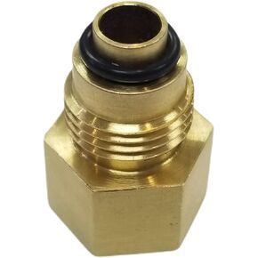 LS Swap Power Steering Line Adapter Fitting Brass LS Pump To 3/8" Flare Older Style Lines M16-1.5 to 5/8-18 Compatible with Camaro GTO Silverado LS1 LSX LS3 Vortec 5.3L 4.8L 5.7L 6.0L LQ4