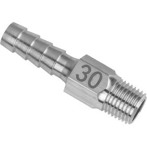 Universal Anti-Siphon Valve Fuel Line Fitting for Boat Engines and Gas Tanks, Hose Barb Aluminum Valve Fitting to Against the Siphoning of Marine Fuel Tanks Fuel Line Leak Break Occur