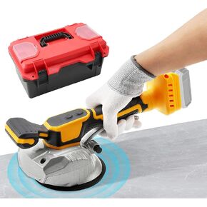 LASIEYO Tile Vibration Leveling Machine, Tile Vibration Tools for Installation with Suction Cup Vibrator Handheld Tile Butt Leveller, Tile Spacers Leveling System 5 Speeds Adjustable (2 Battery)