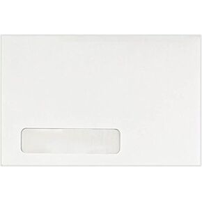 LUXPaper 6 x 9 Booklet Window Envelopes | Bright White | 24lb. Text | 250 Qty