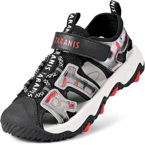TARANIS Boys Girls Sandals Camouflage Kids Sports Sandals Closed Toe Athletic Hiking Outdoor Water Shoes
