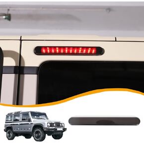 Car Smoked Black Lampshade Tail Light Lamp Cover Compatible with INEOS Grenadier 2020-2024 Protective Cover for Smoked Taillights Tail Light Cover Car Exterior Accessories (High Brake Lamp)