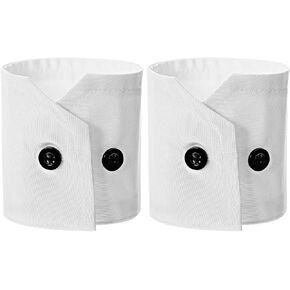 1 Pair False Sleeves Wrist Cuffs for Women Ladies Teens Detachable Hand Sleeves for Sweater Blouse Coat