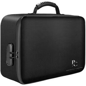 Ultimate Document Organizer Spill-Proof, Portable Document Box with Secure Lock for Important Document Storage, Travel Safe Bag, 14 X 11 Document Holder, Small Safe for Home, Valuables Protection