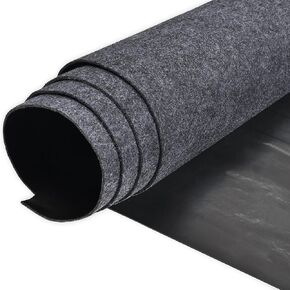 PlusRoc Garage Floor Mat Oil Spill Mat Multipurpose Floor Protector Trimmable Washable Absorbent Material Waterproof Backing(48" x 72")